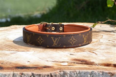 louis vuitton small dog collar|Louis Vuitton collar and leash.